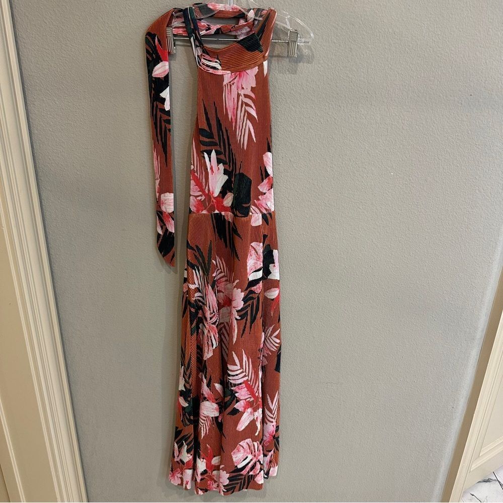 Camila Coelho | XS | Cassy Midi Dress Floral Tropics summer beach halter dress - Picture 5 of 13